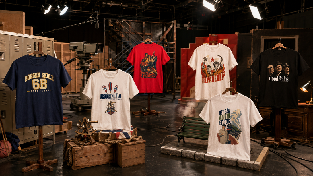 T-skjorter fra norsk retro TV
