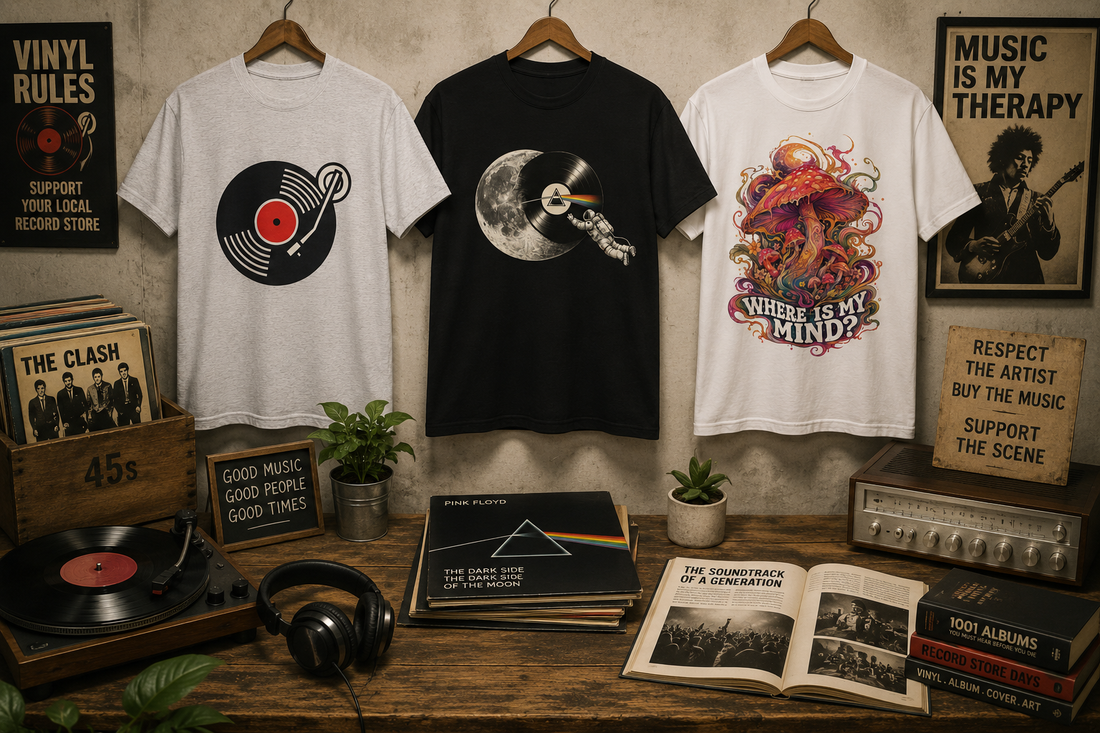 T-skjorter fra rockens visuelle kultur
