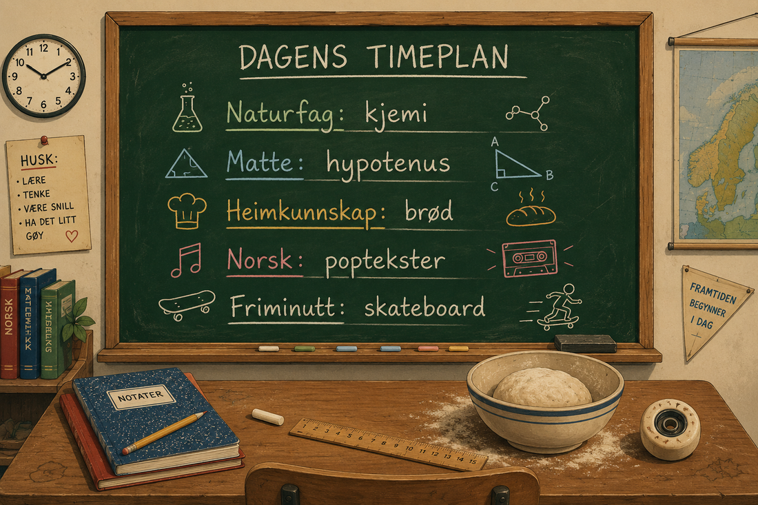 T-skjorter om skoletiden