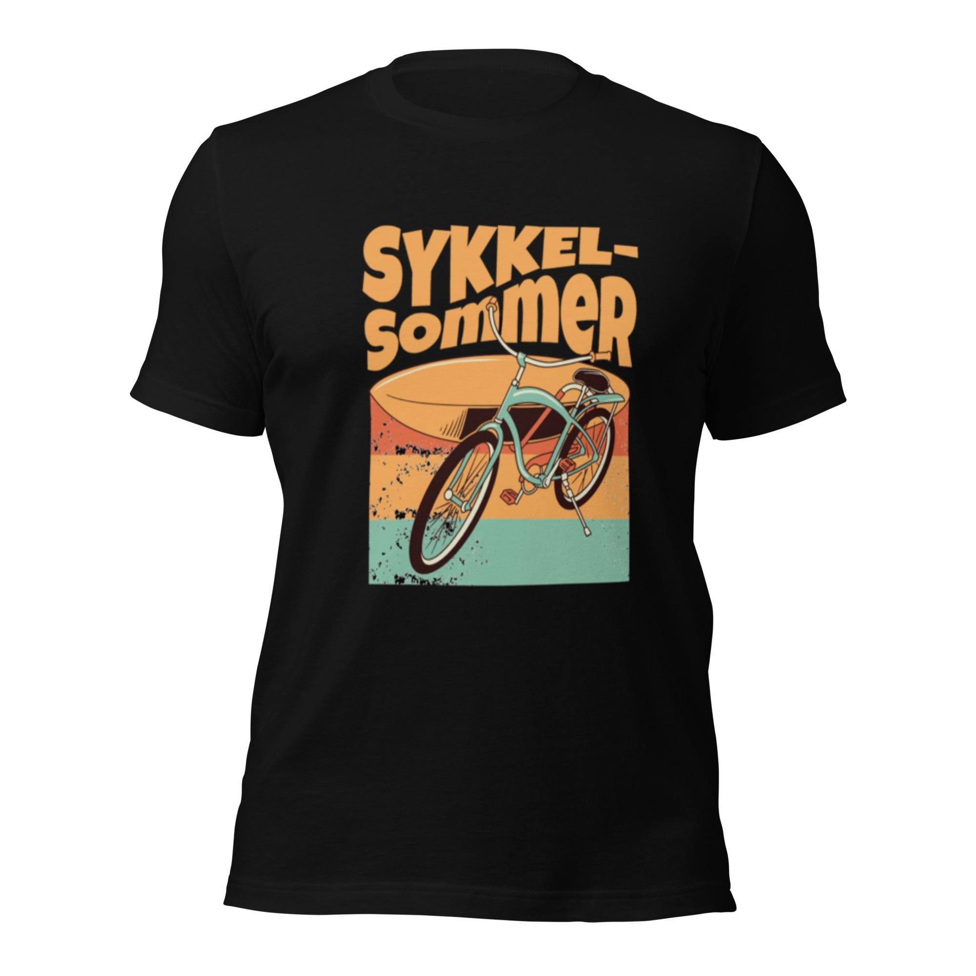 Sykkelsommer – T-skjorte | Norsk retro | Frihet på to hjul