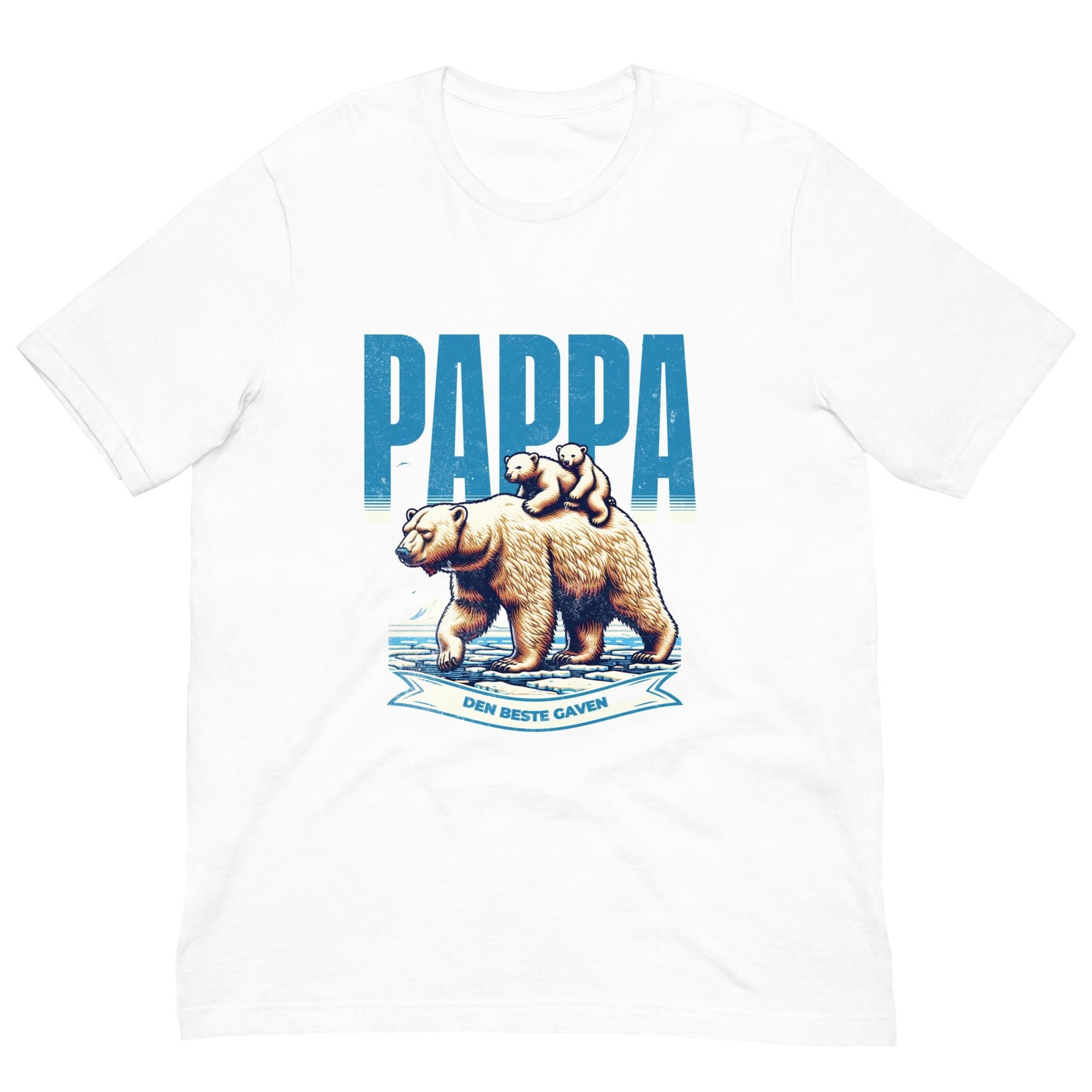 Isbjørn – T-skjorte | Hyllest til pappa | Norsk vinter og styrke