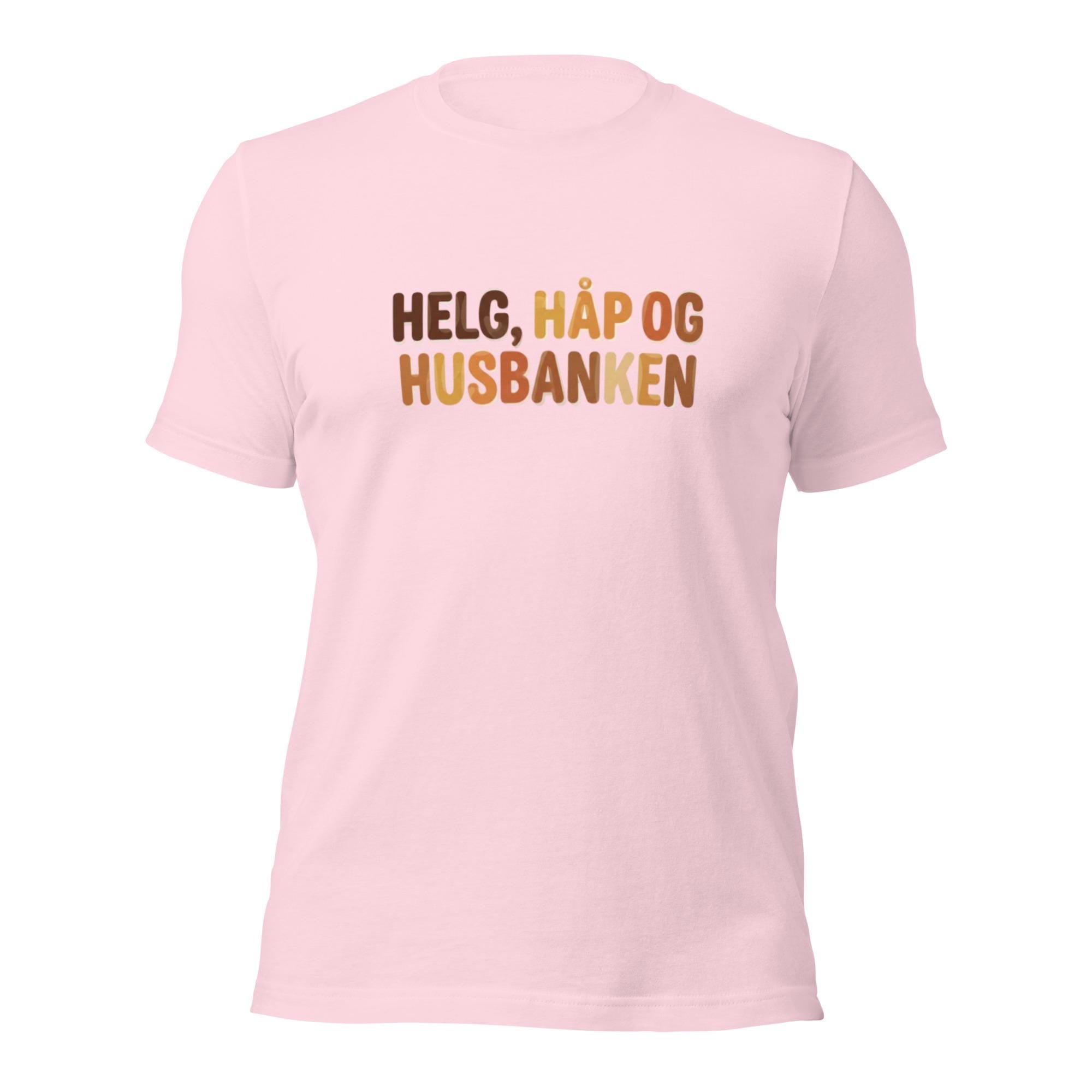 Helg, håp og Husbanken – Retro norsk T-skjorte | 70-talls design | Thank God It’s Friday, på norsk