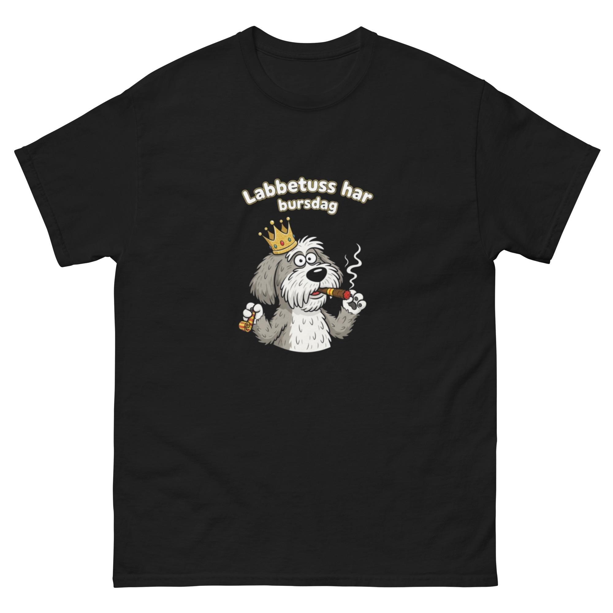 Labbetuss har bursdag t-skjorte | Norsk musikk nostalgi | Unisex vintage stil