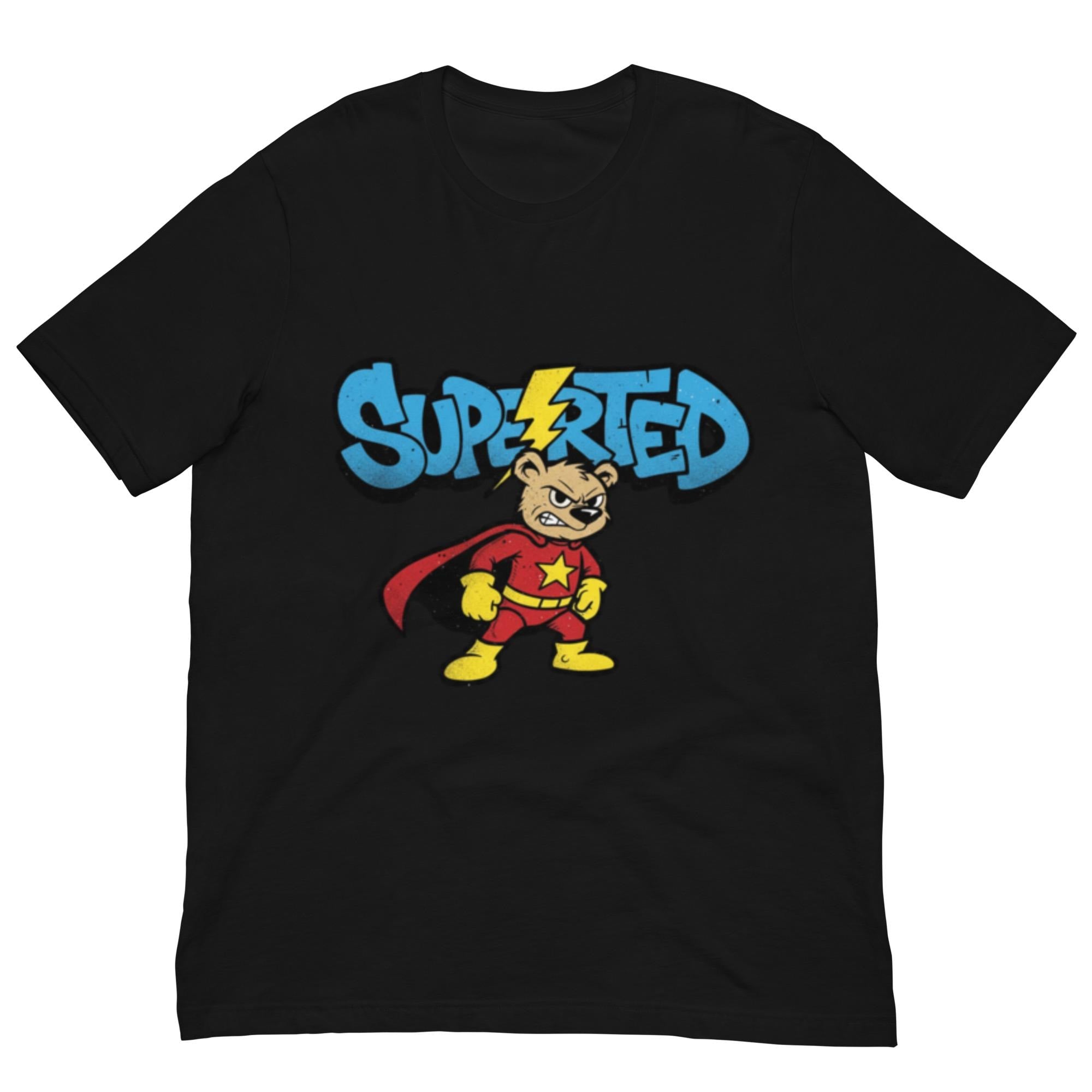 SuperTed Gone Gangster – Retro Cartoon Remix Tee