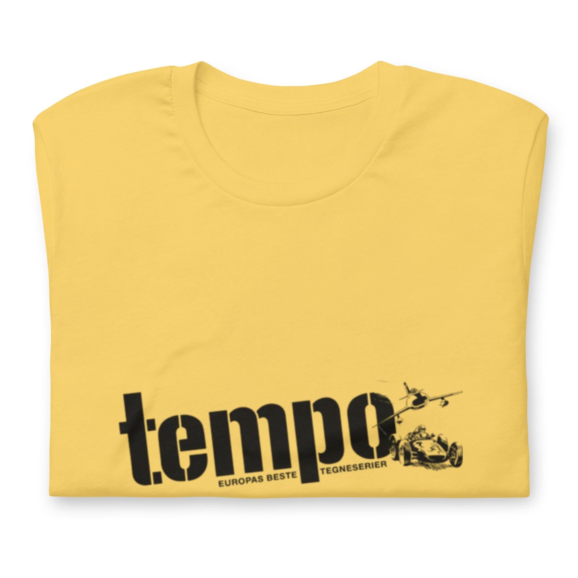 Tempo – Retro norsk tegneserie T-skjorte, vintage nostalgi design