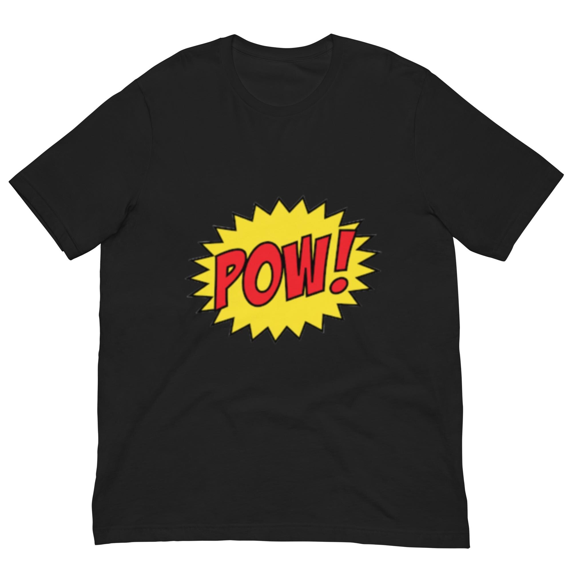 POW! Vintage Comic Book Batman Style Tee
