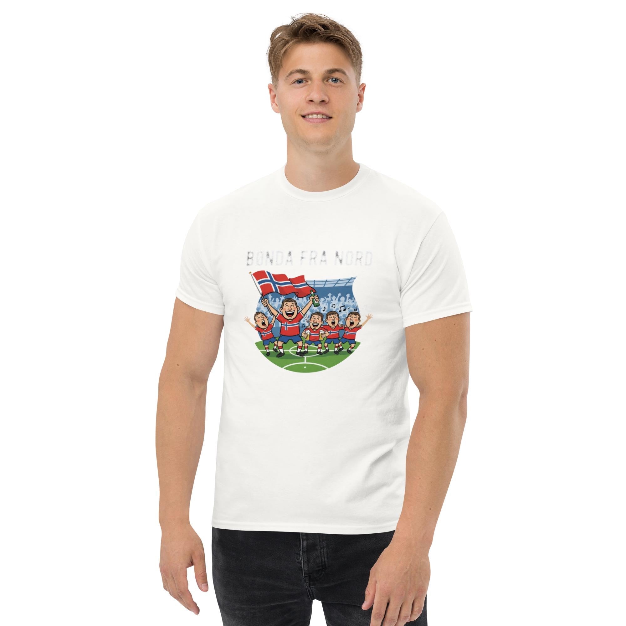 Bønda fra Nord t-skjorte | Norsk rock merch | Norske landslaget stil | Unisex