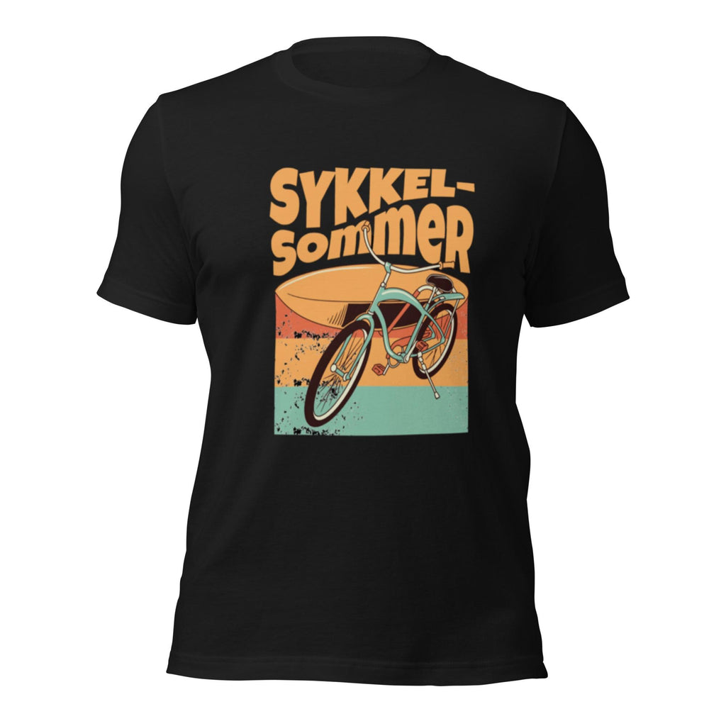 Sykkelsommer – T-skjorte | Norsk retro | Frihet på to hjul