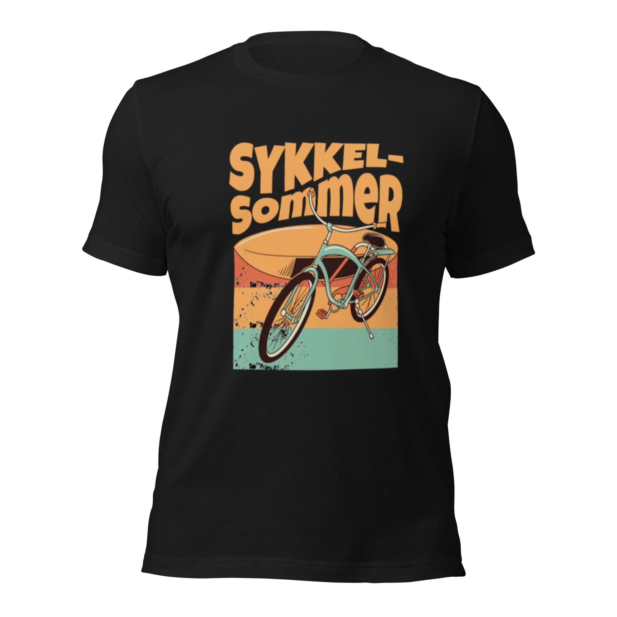 Sykkelsommer – T-skjorte | Norsk retro | Frihet på to hjul