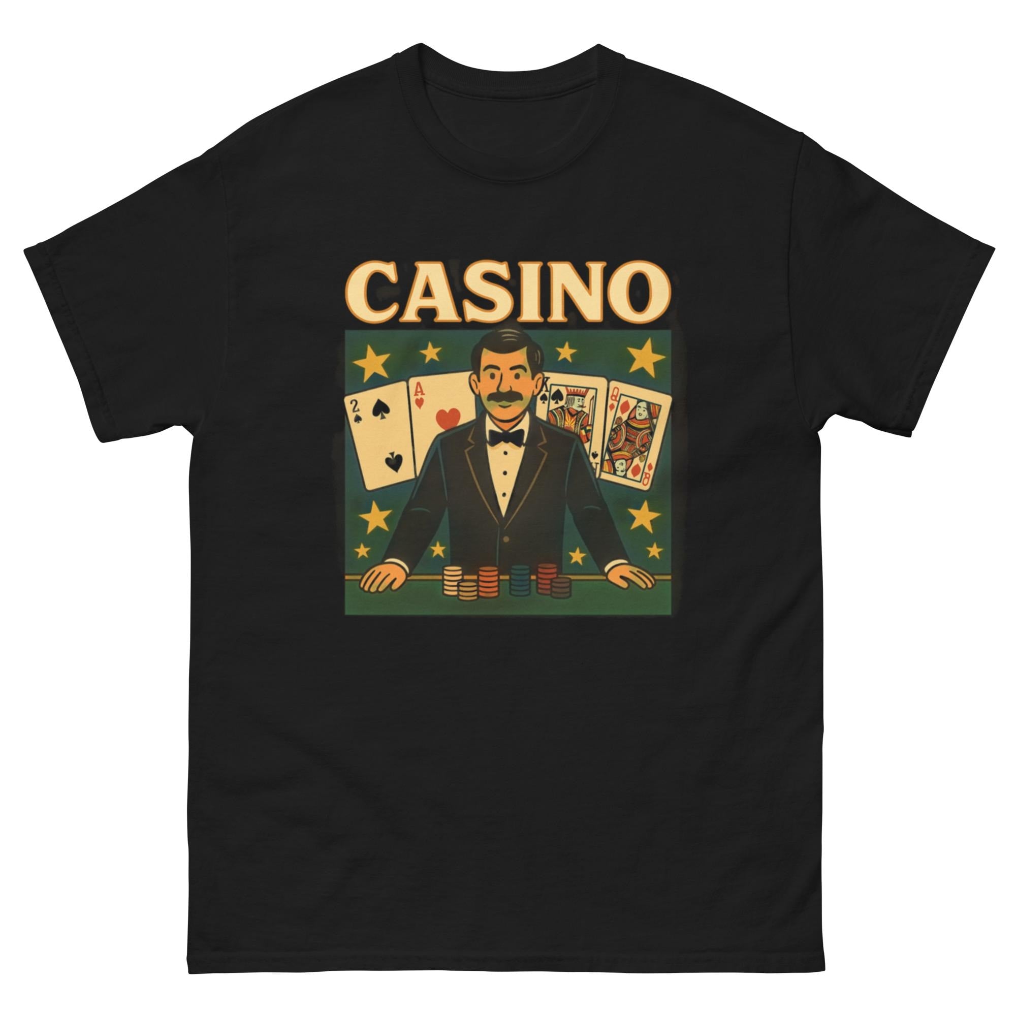 Casino TV2 – norsk 90-talls nostalgi t-skjorte | Hallvard Flatland | Retro norsk TV merch | Unisex vintage stil»
