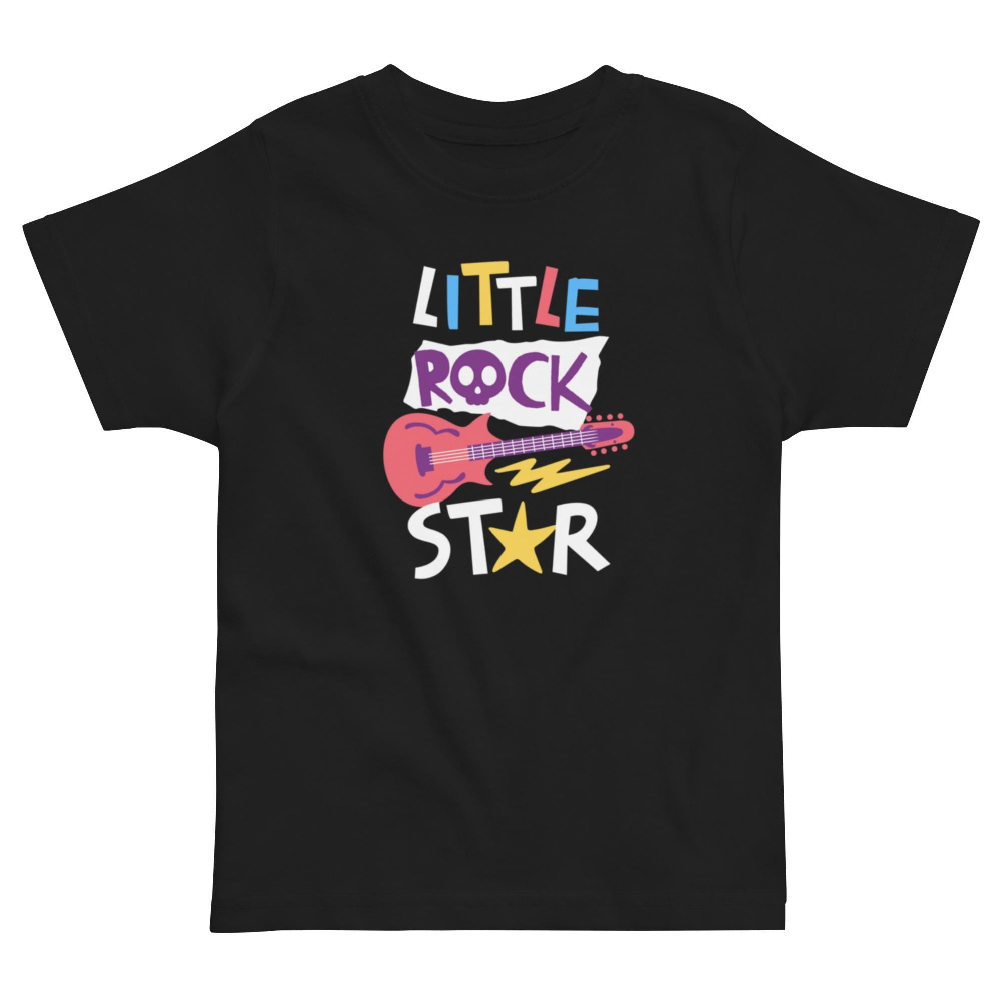 Little Rock Star Tee | Cool Kids Shirt | Retro Music Design | Gift for Boys and Girls