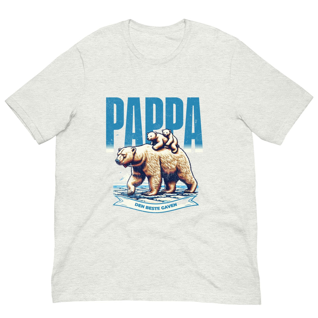 Isbjørn – T-skjorte | Hyllest til pappa | Norsk vinter og styrke