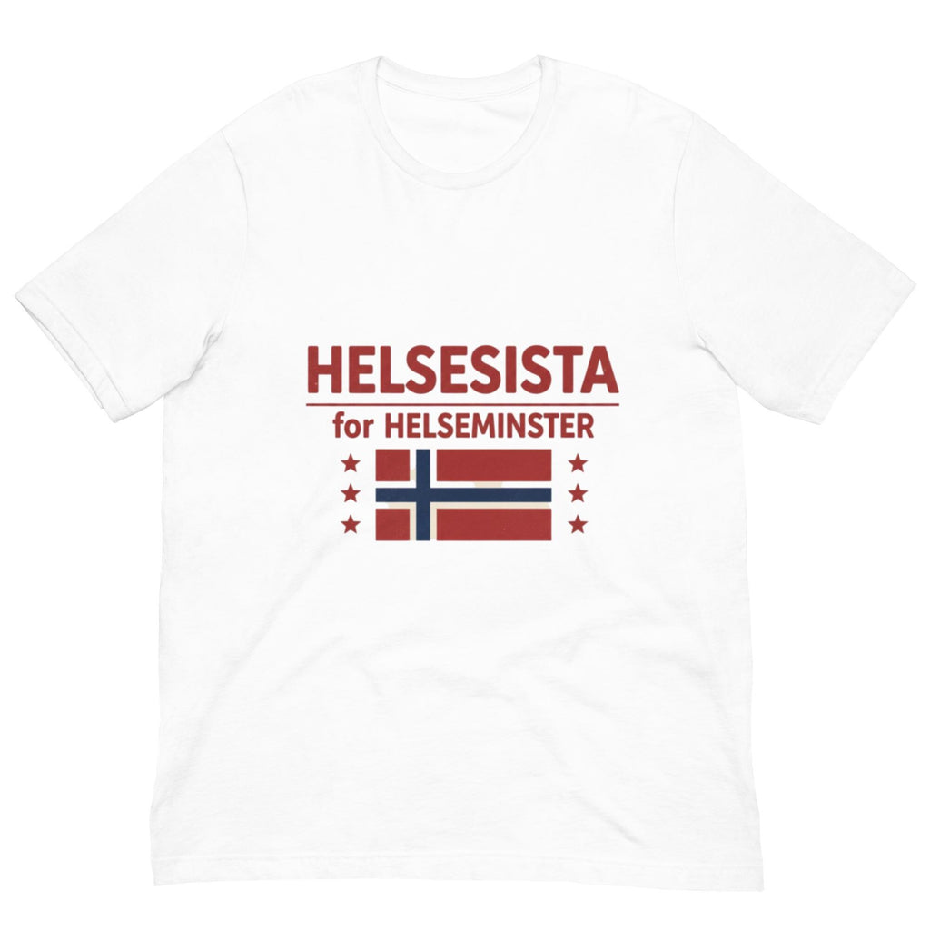 Helsesista for Helseminster – Retro norsk kampanjeskjorte i 60-talls stil