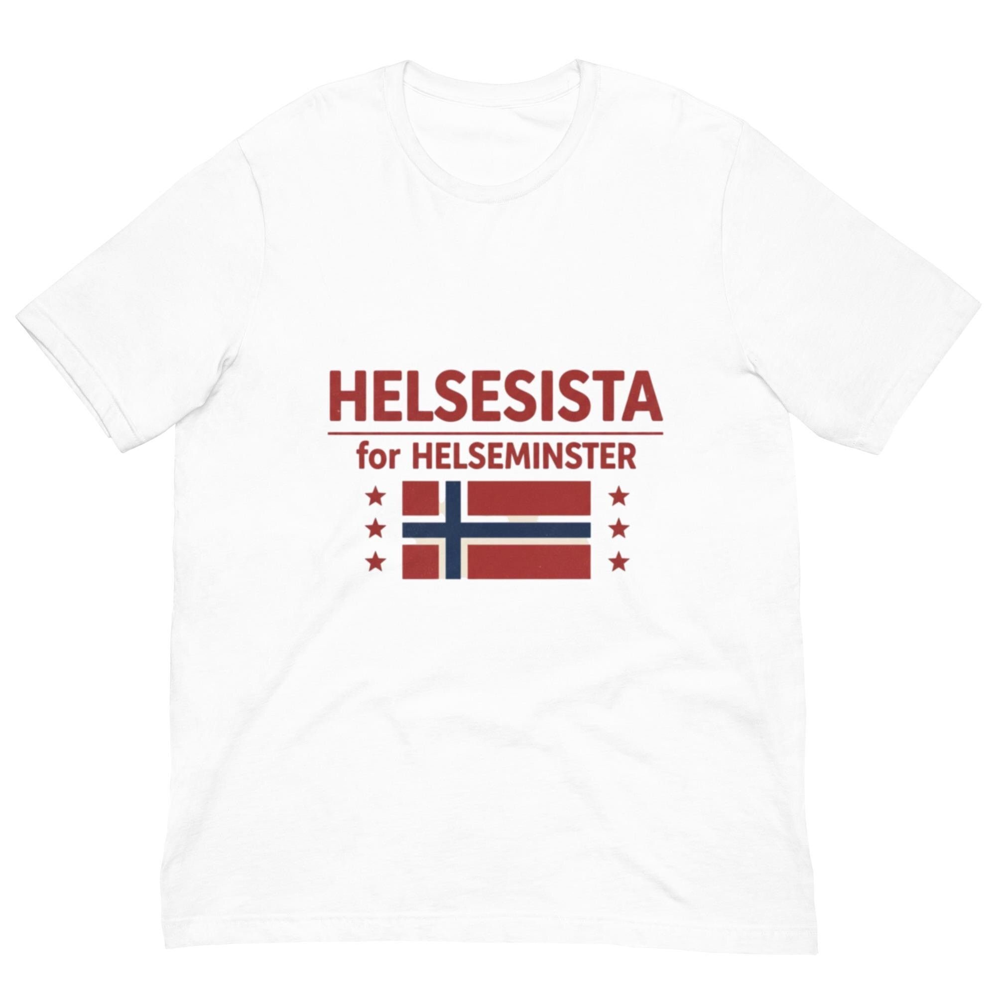 Helsesista for Helseminster – Retro norsk kampanjeskjorte i 60-talls stil