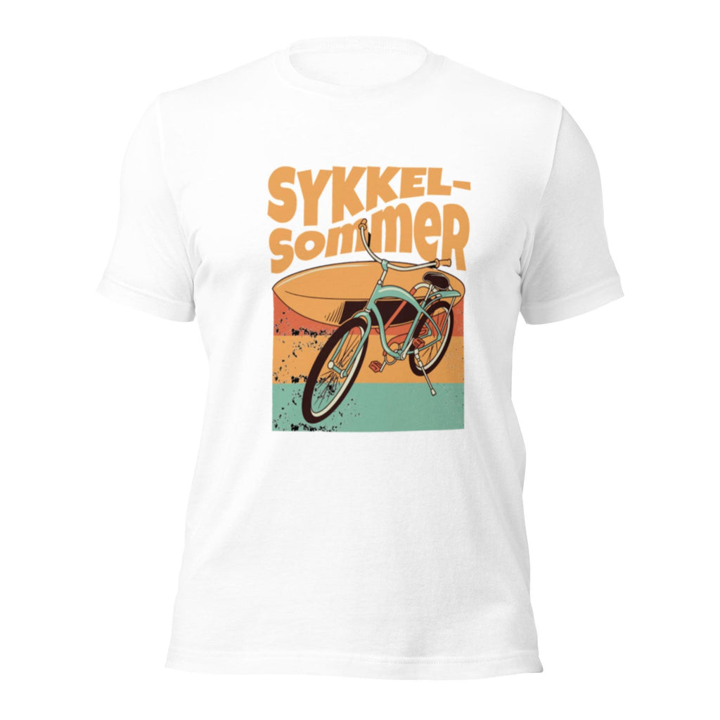 Sykkelsommer – T-skjorte | Norsk retro | Frihet på to hjul