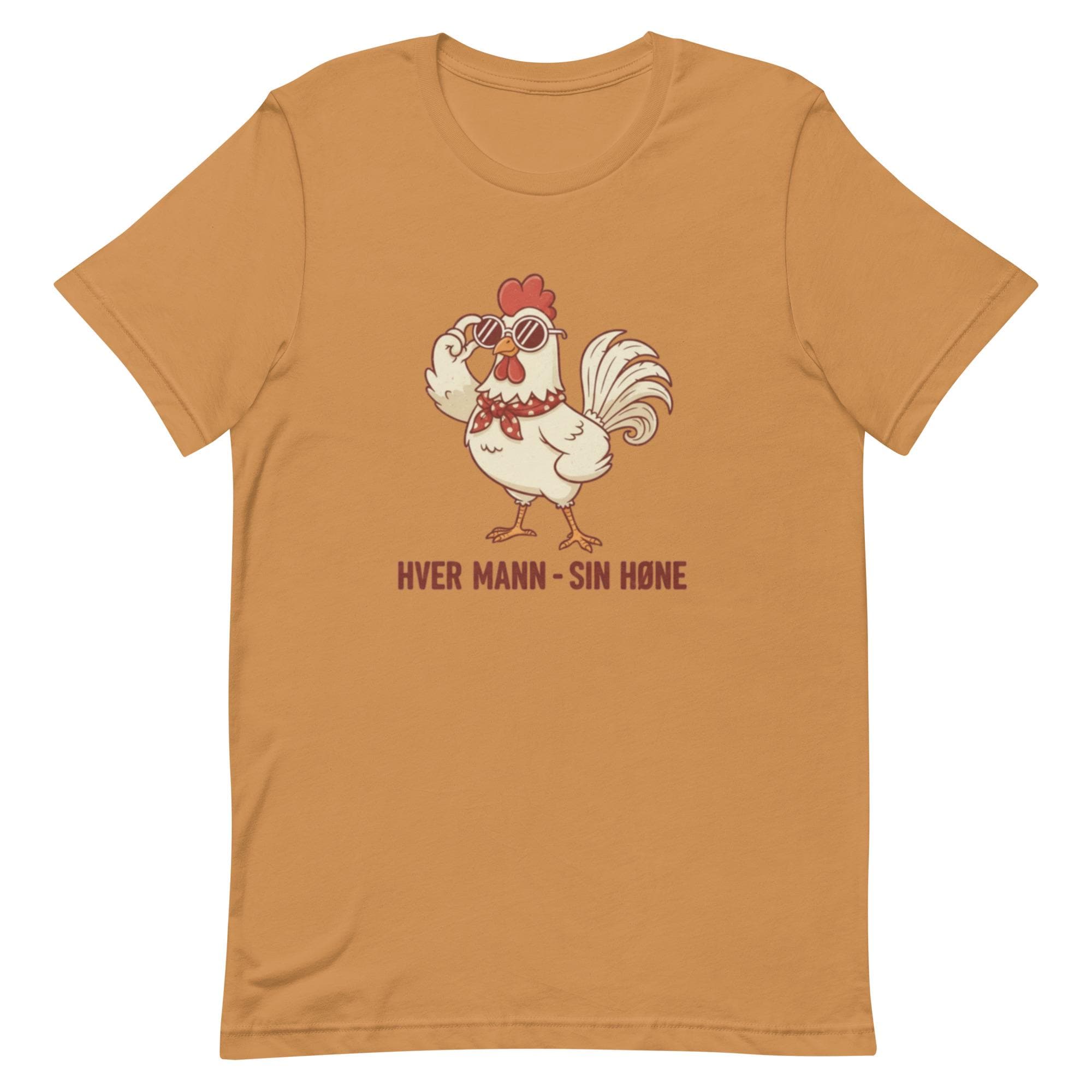 Hver mann sin høne – Norsk bygdehumor T-skjorte | Inspirert av Lars Sponheim