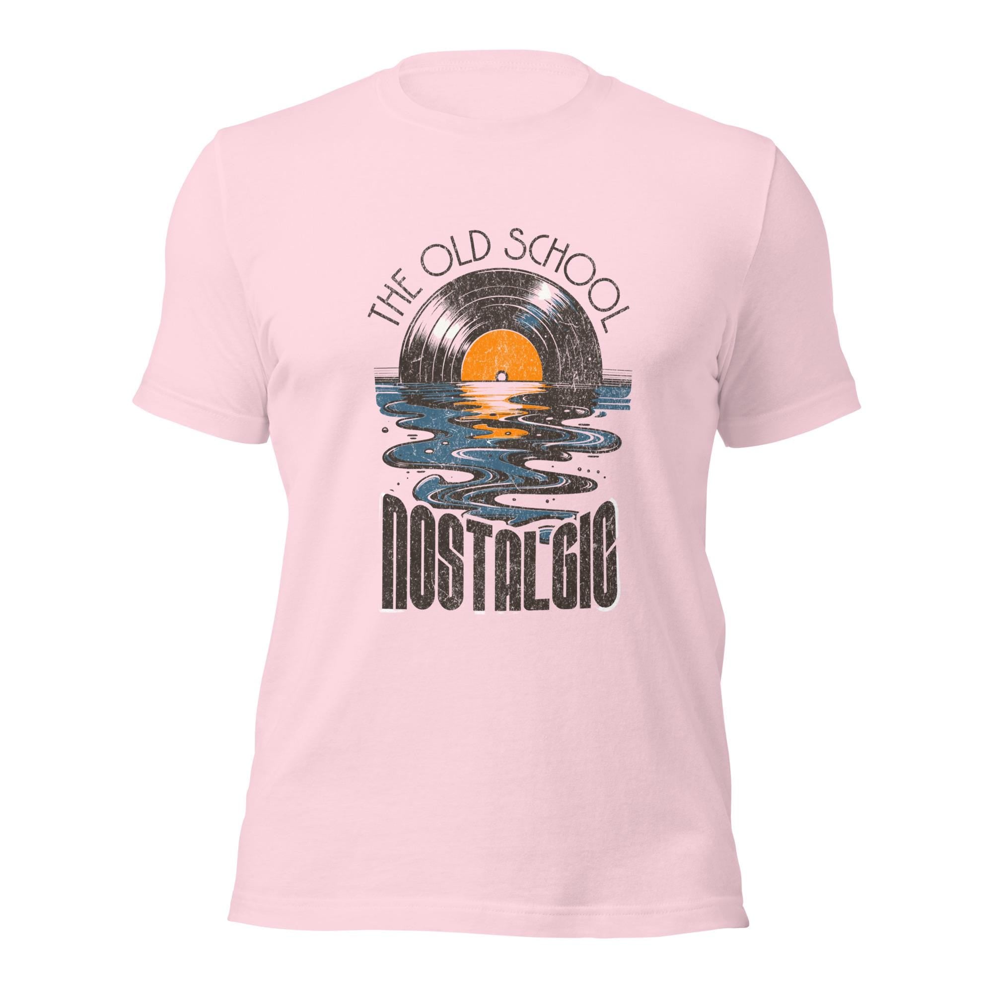 The Old School – nostalgisk LP-plate T-skjorte