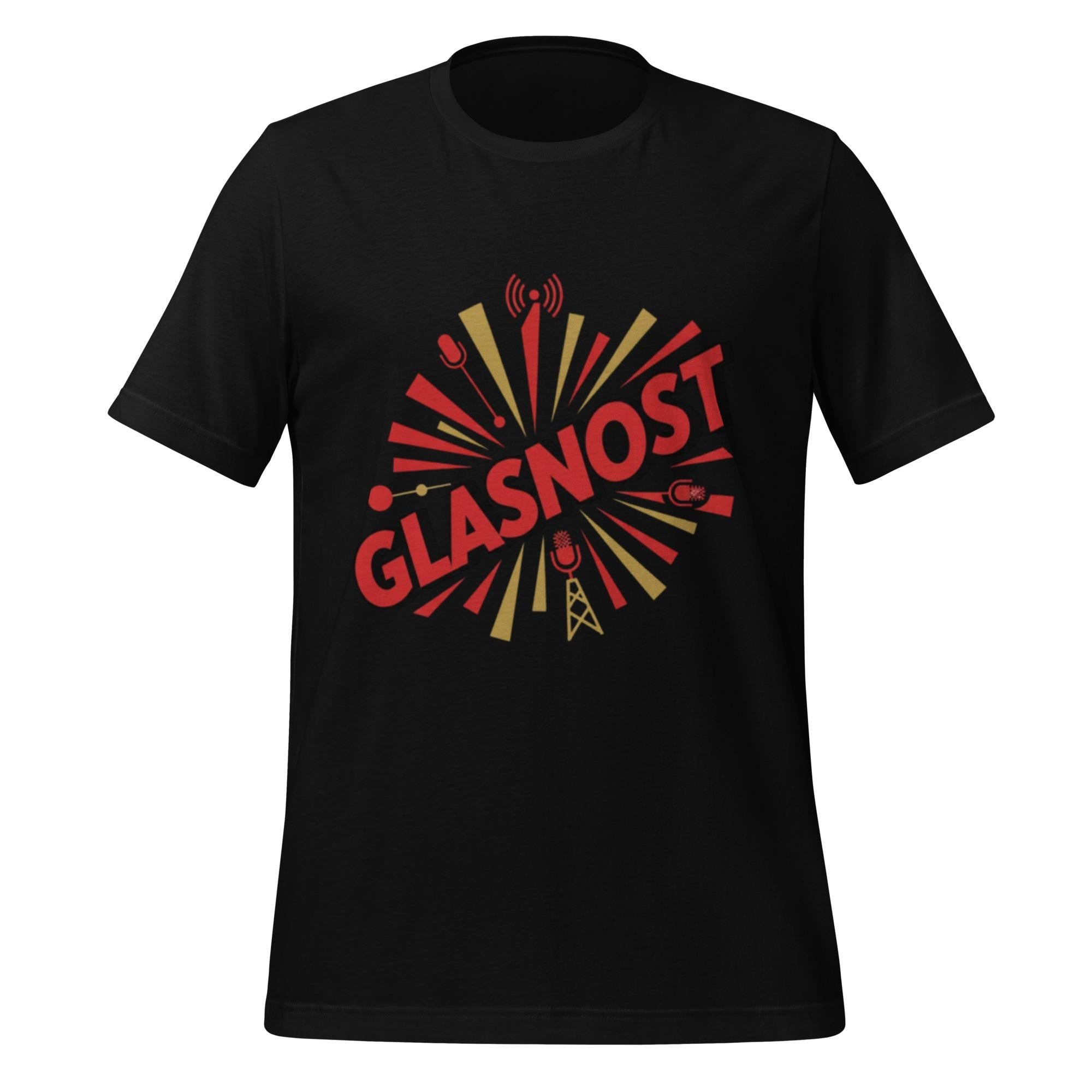 Glasnost – Norsk retro T-skjorte inspirert av Jan Teigen og sovjetisk propaganda