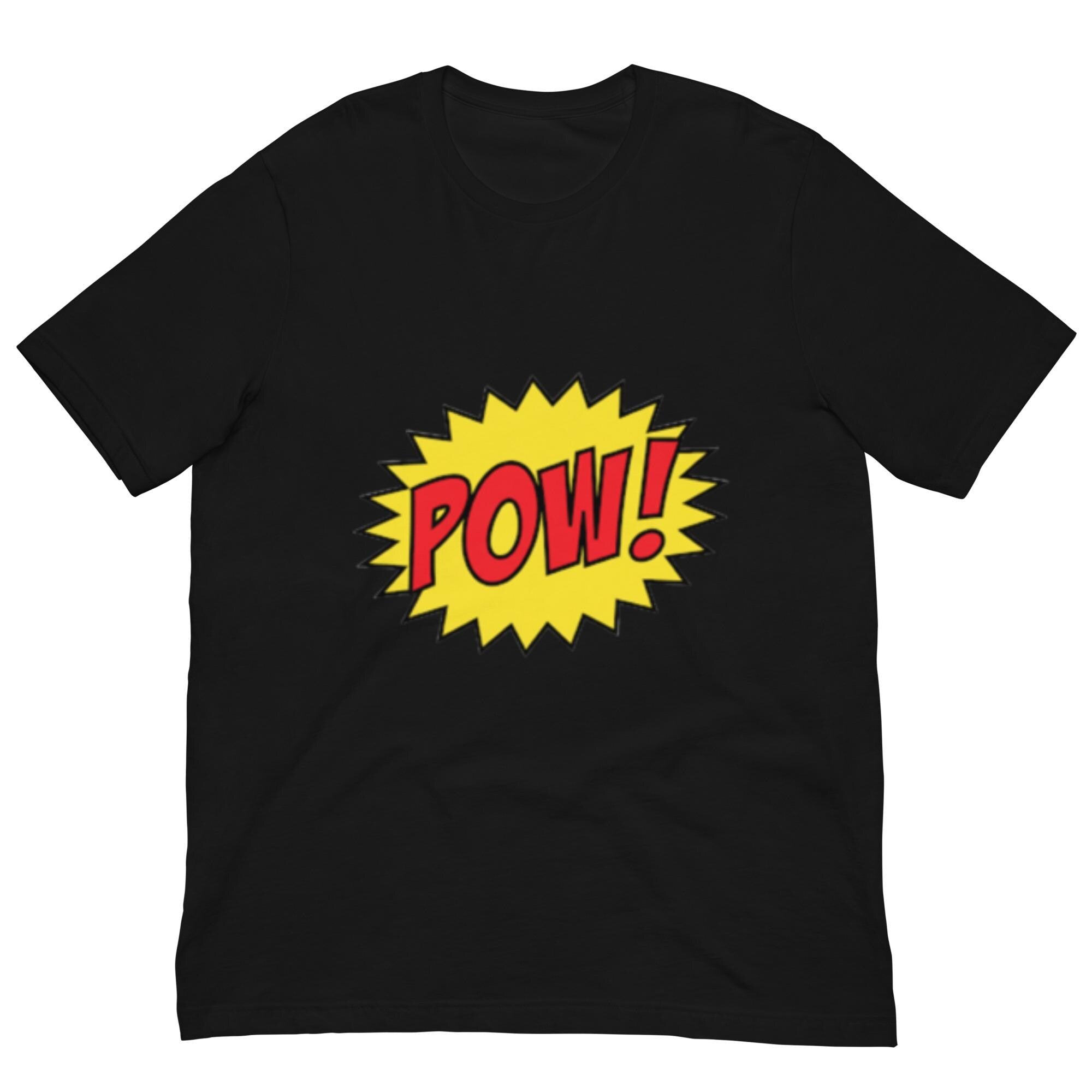 POW! Vintage Comic Book Batman Style Tee
