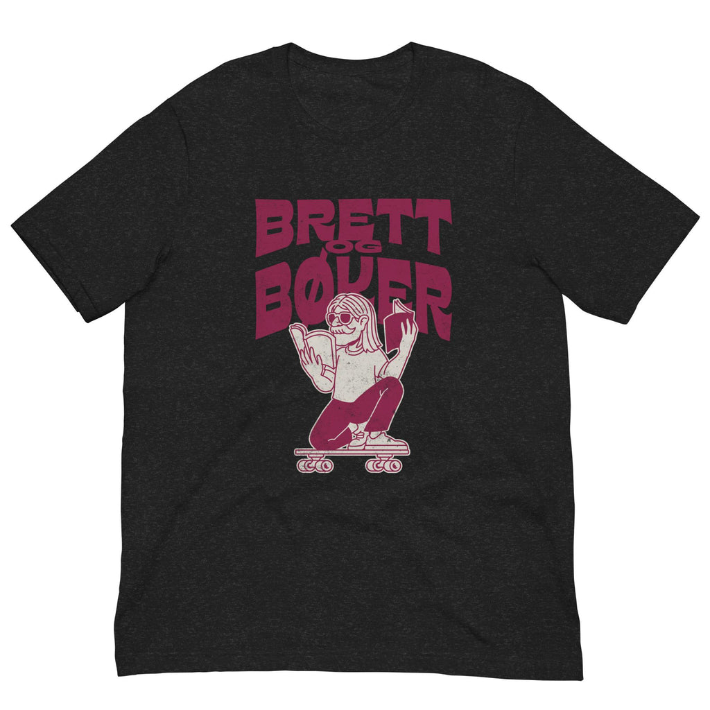 Brett og bøker – T-skjorte | Norsk kultur og balanse | Retro stil
