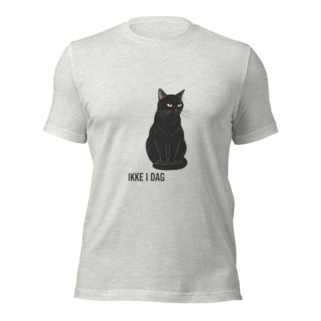 IKKE I DAG – T-skjorte | Svart katt med attityde | Norsk minimalisme og rolig opprør