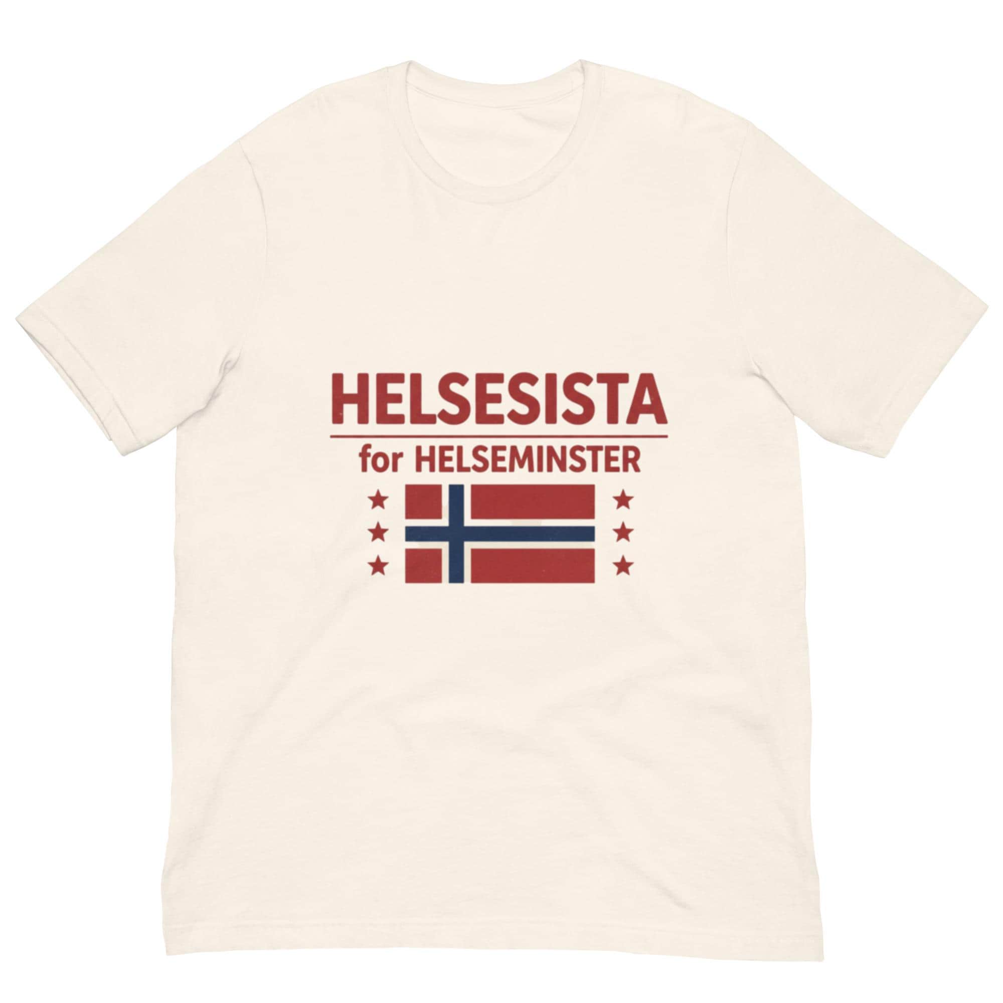 Helsesista for Helseminster – Retro norsk kampanjeskjorte i 60-talls stil