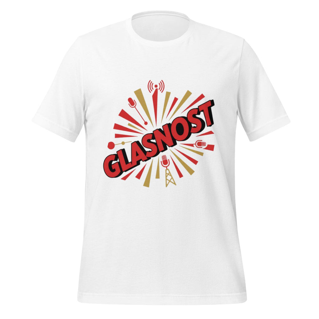 Glasnost – Norsk retro T-skjorte inspirert av Jan Teigen og sovjetisk propaganda