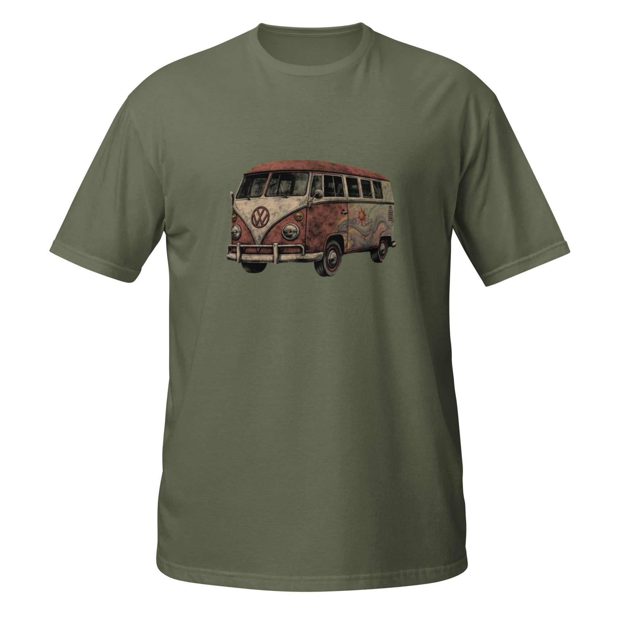 vintage camper van t-skjorte