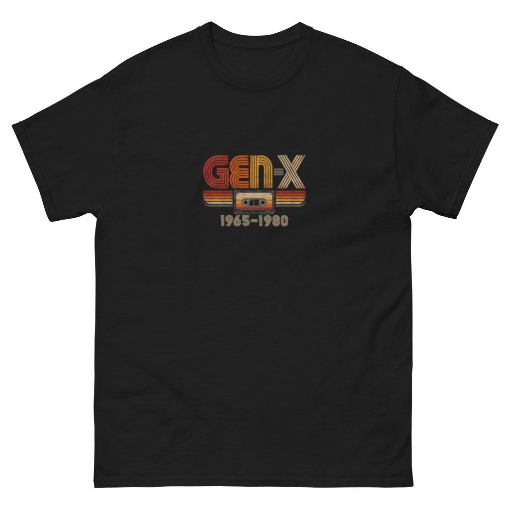 gen x t-skjorte retro